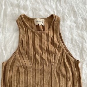 LouLou Studio silk linen ‘Islet’ dress